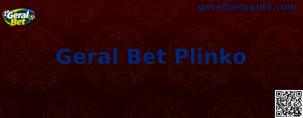 Interface ilustrativa do jogo Geral Bet Plinko